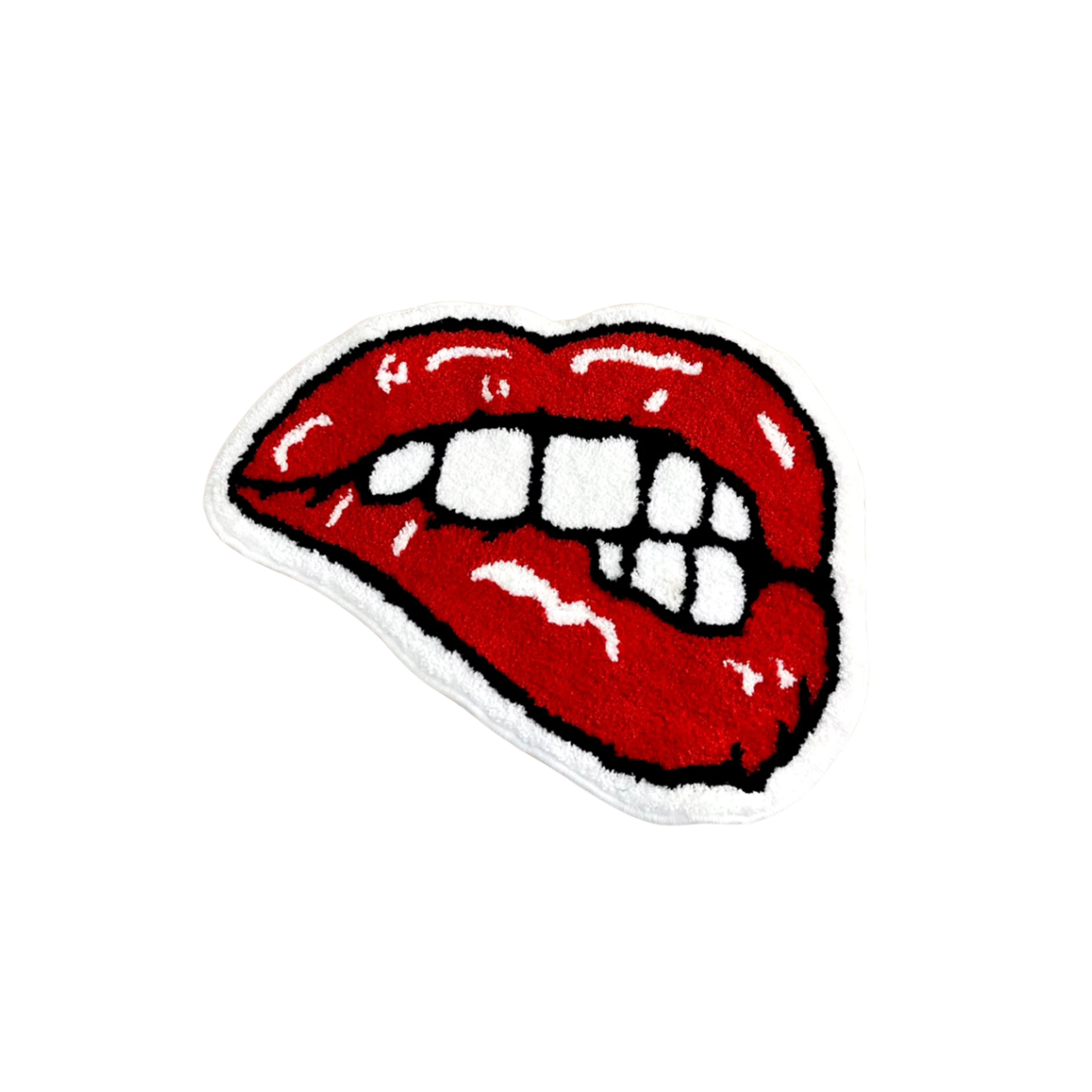 Tapete 3D "RED KISS LIPS"